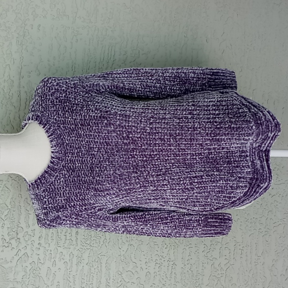 Westbound Petites Women's Chunky Knit Chenille Pullover Sweater Size PM